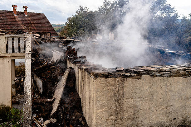 Professional Fire Damage Removal technician working in Dumfries, VA